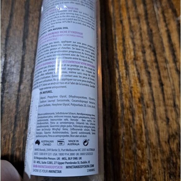 New Minetan Salon Formula ColorBase Everyday Glow Violet Self Tanner Unscented - Picture 5 of 6